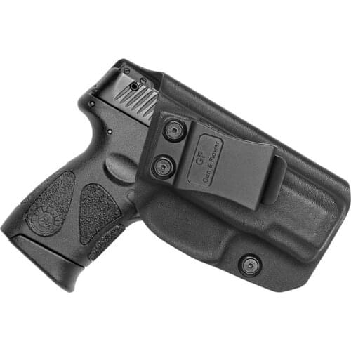 Gun&Flower Military Gun Holster Concealed Carry Kydex Pistol Pouch Case with Belt Clip for Taurus PT111 PT132 PT138 PT140