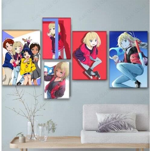 2021 HOT Japanese Anime Wonder Egg Priority Canvas Wall Modern PrintsPainting Posters Home Decoration Artwork