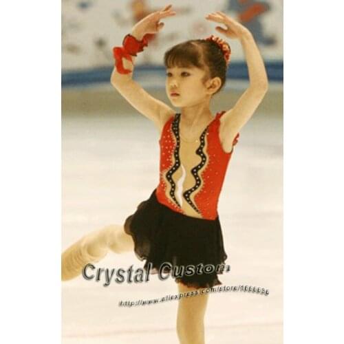 Hot Sales Custom Child Ice Skating Competition Dress Beautiful New Brand Vogue Figure Skating Dresses DR2812