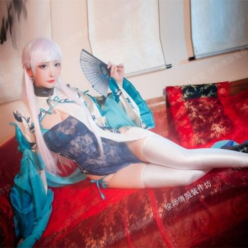 Customized Belfast Azur Lane Cosplay Costume Lunar cheongsam Belfast cosplay costume sexy costume can custom made