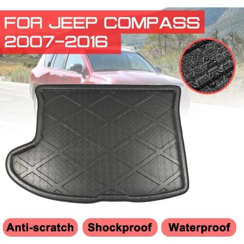 Carpet For Jeep Compass 2007 2008 2009 2010-2016 Car Floor Mat Rear Trunk Anti-mud Cover