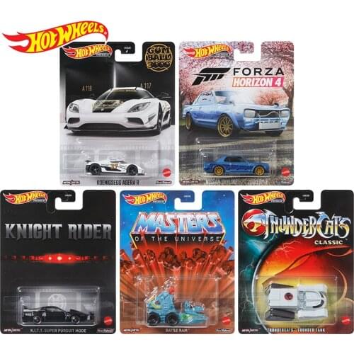 Hot Wheels Cars KOENIGSEGG AGERA R NISSAN SKYLINE KITT SUPER PURSUIT 1/64 Collection Metal Alloy Die-cast Model Car DMC55
