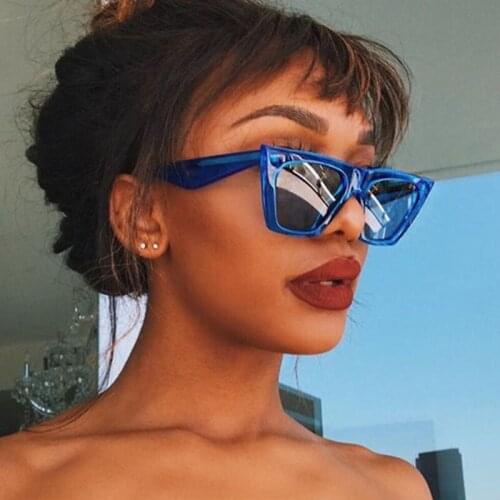 Fashion Vintage Oversized Cat Eye Sunglasses Women 2021 Luxury Brand Designer Sexy Lady Sun Glasses Travel Shades UV400 gafas
