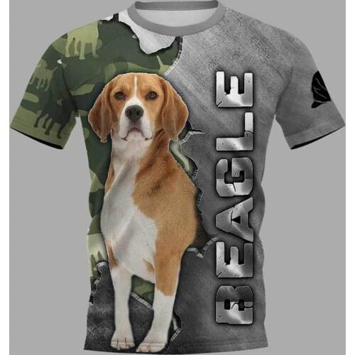 CLOOCL Newest Popular Beagle 3D Printed Mens T Shirt Harajuku Summer Short Sleeve Street Casual Unisex T-shirt Drop Shipping