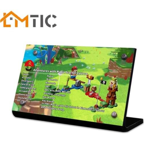 Suitable for acrylic display stand brand with MarioED introductory course building block toys