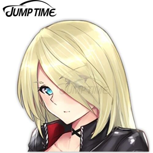 Jump Time Closers Irina Petrovona 8 Sexy Big Head Anime Girl Vinyl Decal Waifu Peeker Car Stickers