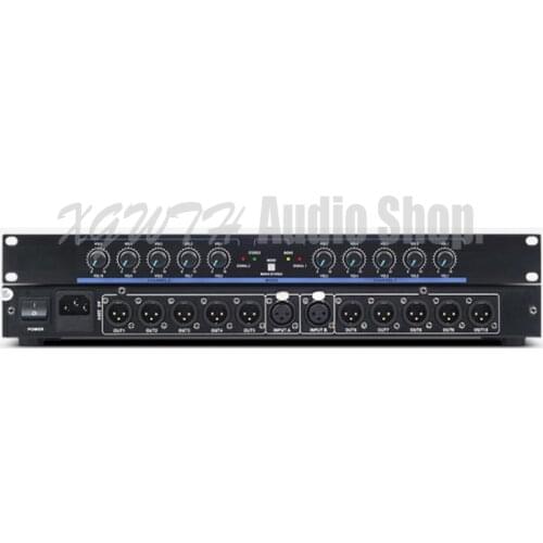 Audio Signal Distributor Two Into Ten Gold-plated Card Dragon Stage Line Array Performance Multi-amplifier Splitter