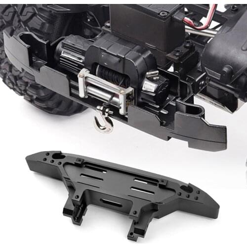 RCTOYFUN 1pcs Black Metal Winch Front Bumper Upgrade DIY Assembly Accessory For TRX-6-Benz G63 TRX-4-Benz G500 RC Crawler Truck