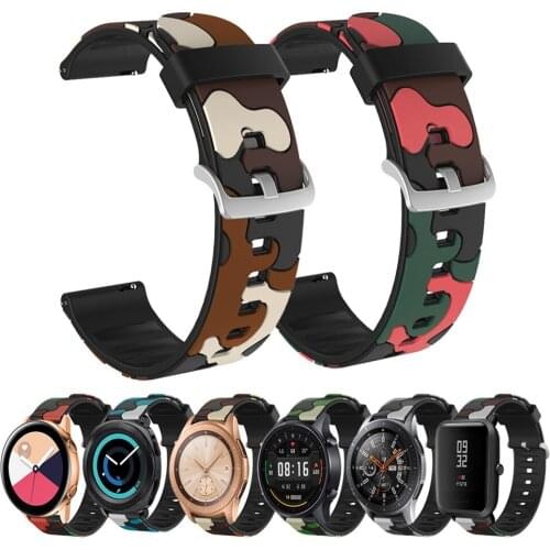 Correa for Huawei Watch 3/GT2 Pro/ Samsung Galaxy Watch 46mm/Gear S3 Frontier/Huami Amazfit GTR 47mm 22mm silicone band strap