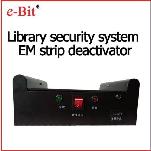 E-Bit library security system EM strip deactivator/activator book tag degaussing machine infrared sensors