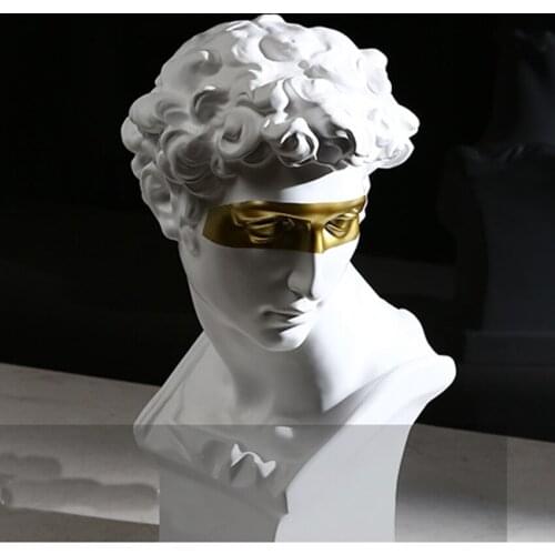 DAVID HEAD STATUE GIULIANO MEDICI SCULPTURE RESIN STATUES FOR DECORATION FIGURINE NORDIC DECORATION HOME ACCESSORIES