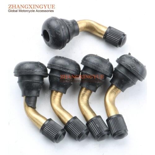 5PC Valve Stem Stems Tubeless Tire 90 Pull-In Auto ATV Scooter Motorcycle