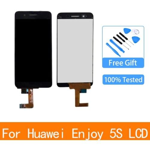 5.0'' LCD For Huawei GR3 Enjoy 5S LCD Display Touch Screen Digitizer Assembly with Frame For Huawei P8 Lite Smart LCD Screen