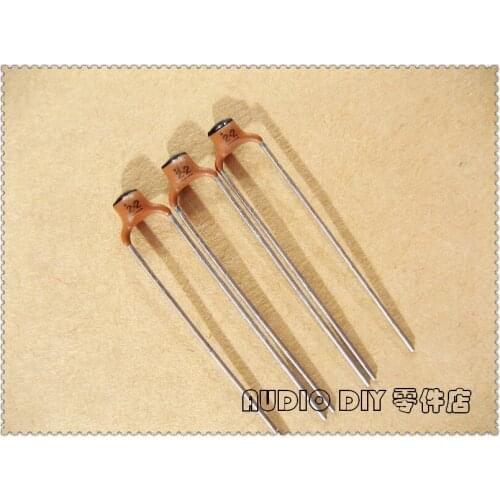 10PCS/50PCS STCO 2.2pF 63V 63V2.2pF 0.25pF NP0 silver film ceramic capacitor Old Stock