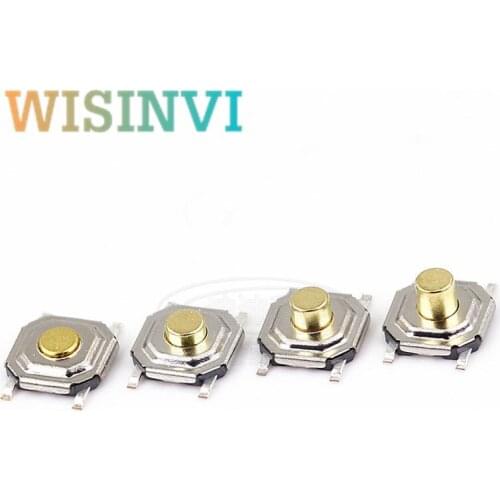 1000PCS SMD 4*4*1.5mm Micro Switch 2.0mm 2.5mm 3.0mm 4X4X1.5mmTactile Tact Push Button Micro Switch Momentary
