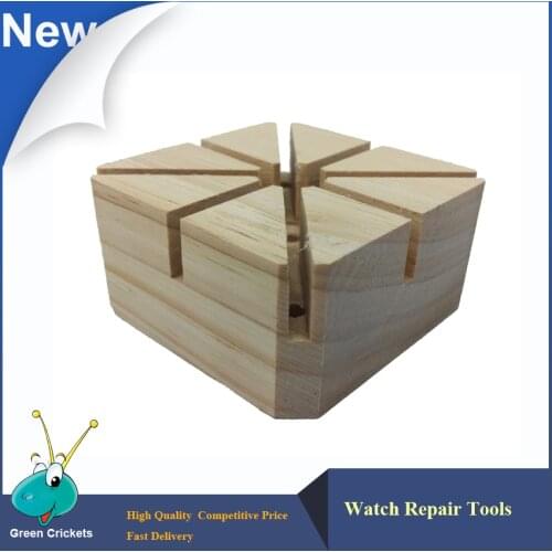 2pcs/lot Wood Watch Band Holder Watch Band link removal Base Holder