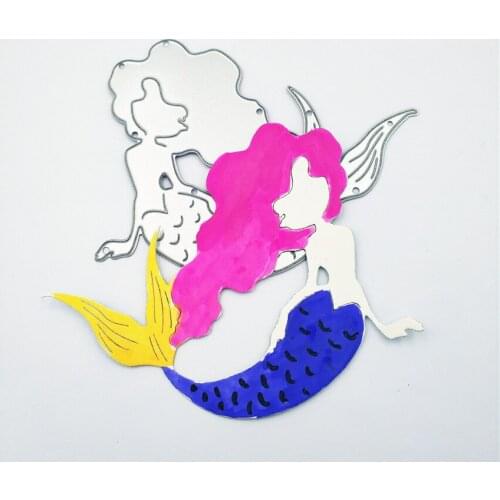 2PCS die Cutting dies dreammermaid metal craft paper die Scrapbooking/DIY Embossing mould Easter New Year cards