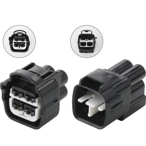 4Pin Male Female Waterproof Electric Fan Plug Socket Automotic Connector For Suzuki Toyota 7283-7041-40 7282-7041-40