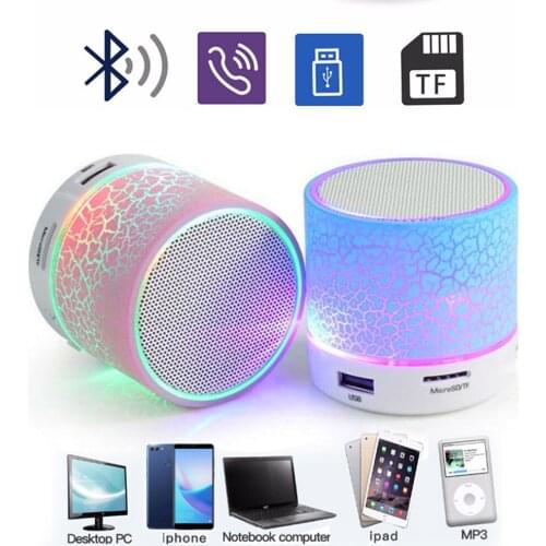 A9 Wireless Bluetooth Speaker Crack Shell TF USB Subwoofer mini Bluetooth Speaker MP3 Stereo Audio Music Player
