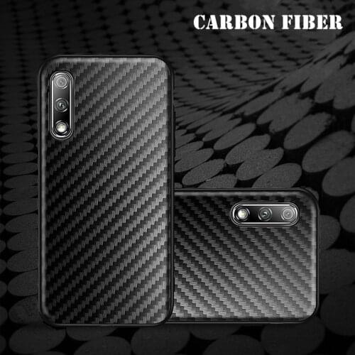 Carbon Fiber Case For Huawei P Smart Plus 2019 2021 Z S Pro Ultra Thin Soft Silicone Case Cover For Huawei P30 Pro P40 Lite E