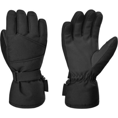 Kids Winter Ski Gloves Outdoor Warm Waterproof Touch Screen Soft Gloves For Skiing Camping Riding Boys And Girls Waterproof