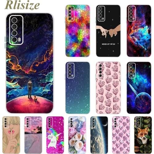 For Huawei Psmart 2021 Case PPA-LX2 New Fashion Cover Soft Slim Phone Case For Huawei P Smart 2021 Cases Full Cover Coque Bumper