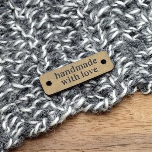 Labels for rivets - Knitting labels, Personalized labels, Logo Labels Leather tags , Labels for Handmade Products