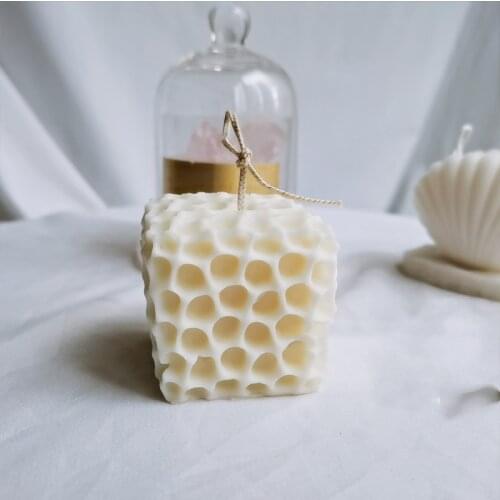Honeycomb Shape Soap Silicone Molds for Soap Making Square Beeswax Candle Mold Aromatherapy Candle Soap Making Tools