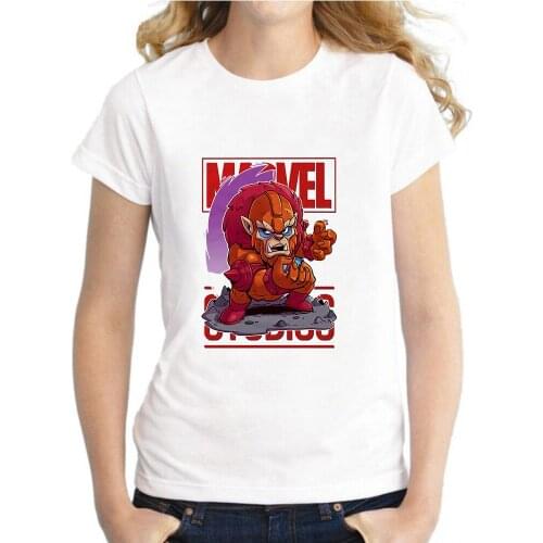 New MARVEL T-Shirt New Fashion Short Sleeve Tees Casual Oversized Clothing Women Loose Unisex Women Tops Tees Couples Large Size