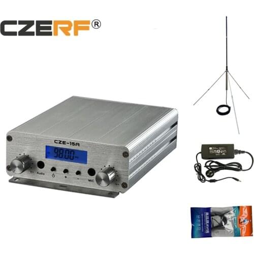 15W FM Transmitter with antenna
