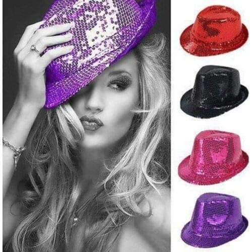 Women&Men Sequin Party Show Cap Kid Boy Girl Hat