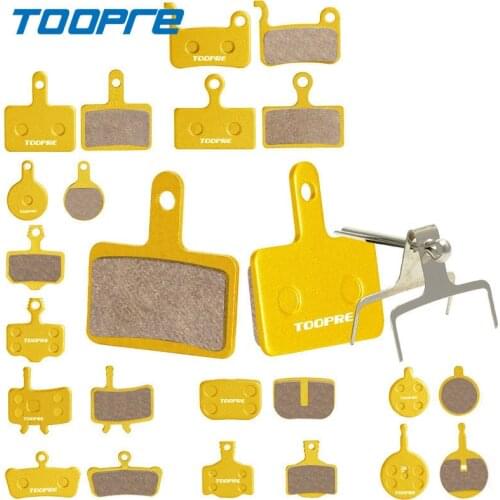 TOOPRE Mountain Bike Disc Brake Pad Hydraulic Disc Brake Pads All Metal Oil Disc Brake Pads for Shimano TEKTRO SRAM AVID ZOOM