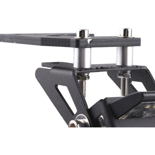 Bracket With LED Plate Light Front Plate Mounting Bracket For Kawasaki