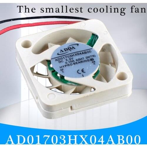 COOLING REVOLUTION AD01703HX04AB00 1704 17x17x4mm 3.3V 0.10A Micro device fan UAV fan