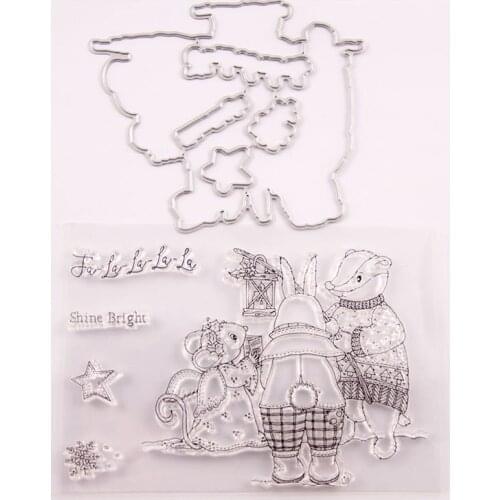 Metal Cutting Dies and stamps DIY Scrapbooking Card Stencil Paper Craft Stamp Die Set T1519