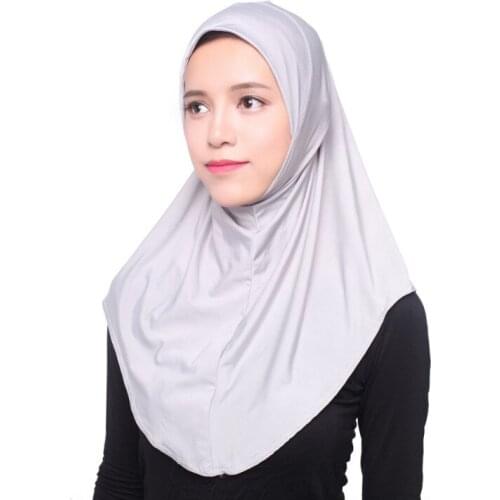 Muslim Women Islamic Hijab Inner Cap Wrap Headwear Shawl Long Soft Scarf