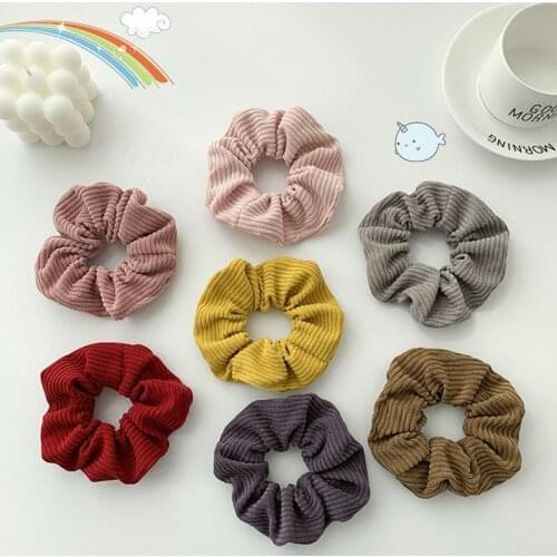 New Srunchies For Girls Sweet Elastic Hair Bands Children Hair Accessories Kids Hair Ring Lovely Headwear Head Rope Headdress