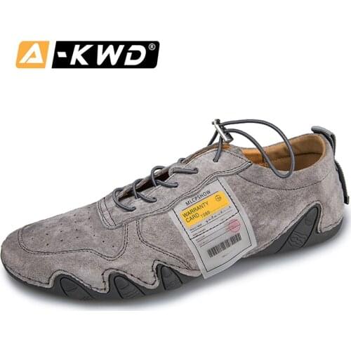 New Khaki Grey Peas Shoes Simple Luxury Men Shoes Mocasines De Hombre Fashion Sneakers Brand Men Casual Sneekers Plus Size 38-46