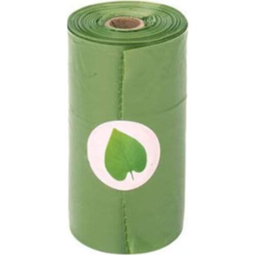 One Roll Lavender Flavour Biodegradable Trash Bags Dog Poop Eco Friendly Pet Garbage Bag Holder Outdoor Dog Accessories