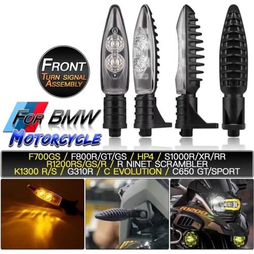 Front Indicator Turn Signal Light LED For BMW R1200GS ADVENTURE 2009-2014 S1000 RR F700GS F800GS Turn Signal Motorcycle parts