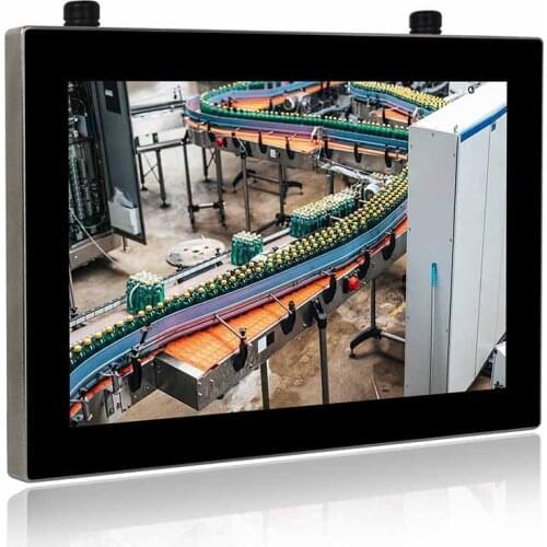 12.1" industrial touch panel pc Stainless Steel SUS304 full sealed rugged fanless mini PCs for food & beverage manufacturing