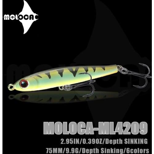 Fishing Accessories Lure Pencil Weights 9.9g 75mm Sinking Isca Artificial Leurre Pesca Wobblers For Mandarin Fish Angeln Zubehor