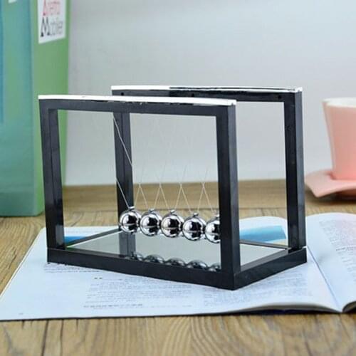 Newton Cradle Balance Steel Balls School Teaching Supplies Physics Science Pendulum Desk Toy Gifts Home Decoration