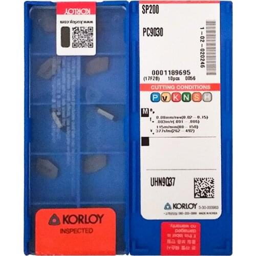 SP200 PC9030 100% KORLOY Original carbide insert with the best quality 10pcs/lot free shipping