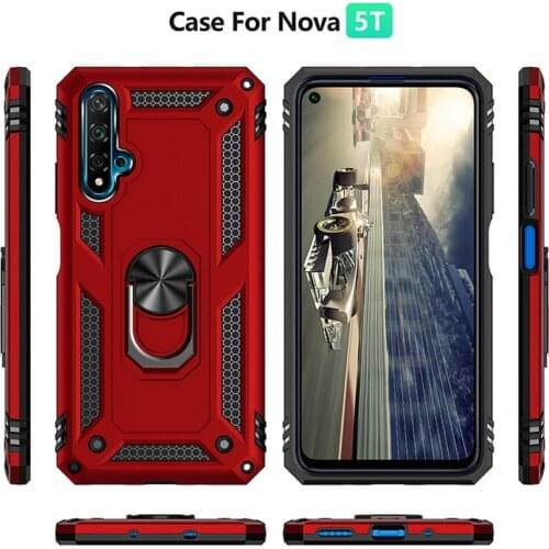 Sunjolly Case for Huawei Nova 5T Honor 20 Wallet Stand Flip PU Leather Phone Case Cover coque capa Case Cover