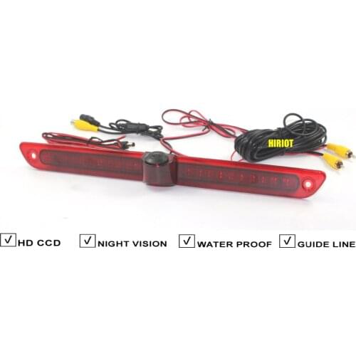 Car LED Brake Light Rear View Reverse Camera For Mercedes Benz Sprinter Vito VW Crafter Car Reversing Parking backup Camera RCA