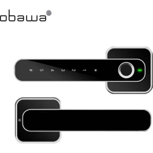 Obawa Security Intelligent Lock Biometric Fingerprint door Lock With Bluetooth digital code Unlock indoor Electronic Door Lock