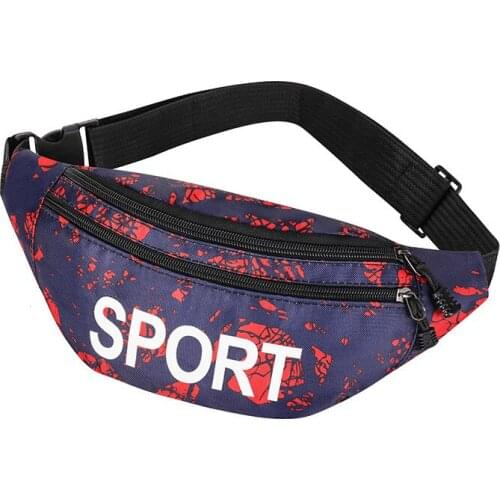 Oxford Waterproof Outdoor Sports Waist Bag Men Multifunction Running Bag Sports Fanny Bag Belt Bags Bumbag Crossbody Men Bag