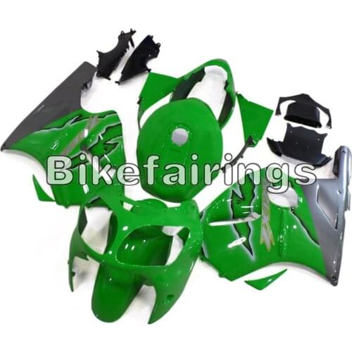Green and Silver Lowers Bike Covers For ZX12R 2000 2001 ZX-12R 00 01 Motorcycles Injection Mold Covers+Full Tank Cover