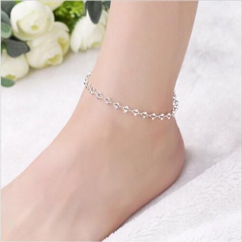 Womens Vintage Flower Barefoot Sandals Beach Anklet Tassel Chain Foot Jewelry Bracelet on Leg Bracelet Ankle Jewelry S1932